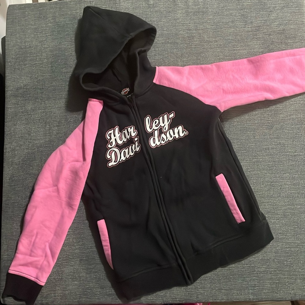Harley Davidson zip up hoodie